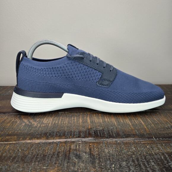 NEW Wolf and Shepherd Swiftknit Derby Mens Size 8 Lace Up Knit Shoes Denim Blue main image 6